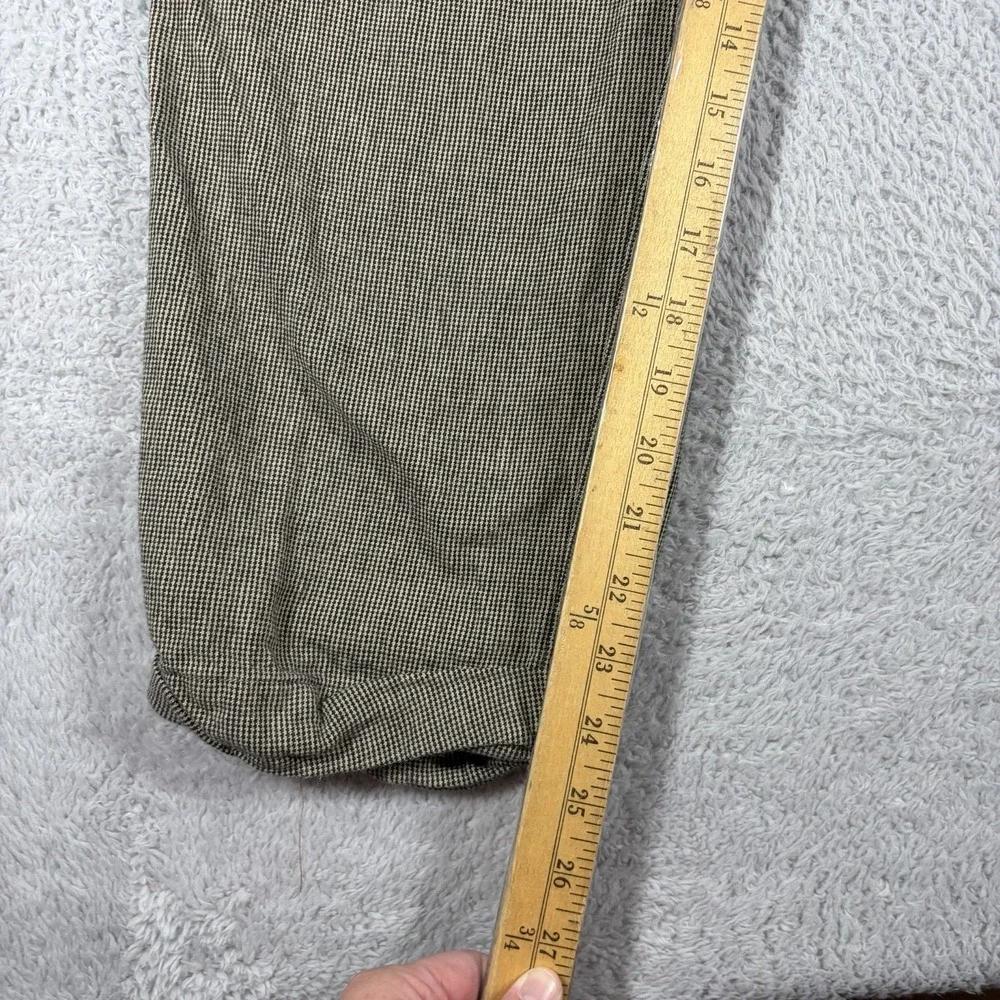 Banana Republic Smithfield Dress Pants Chino Houndstooth Mens 30R